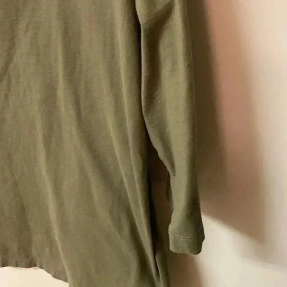 Woman Within Mock Turtleneck Holly Berry & Hunter Green‎ 2X  Pullover Blouse - Picture 11 of 11